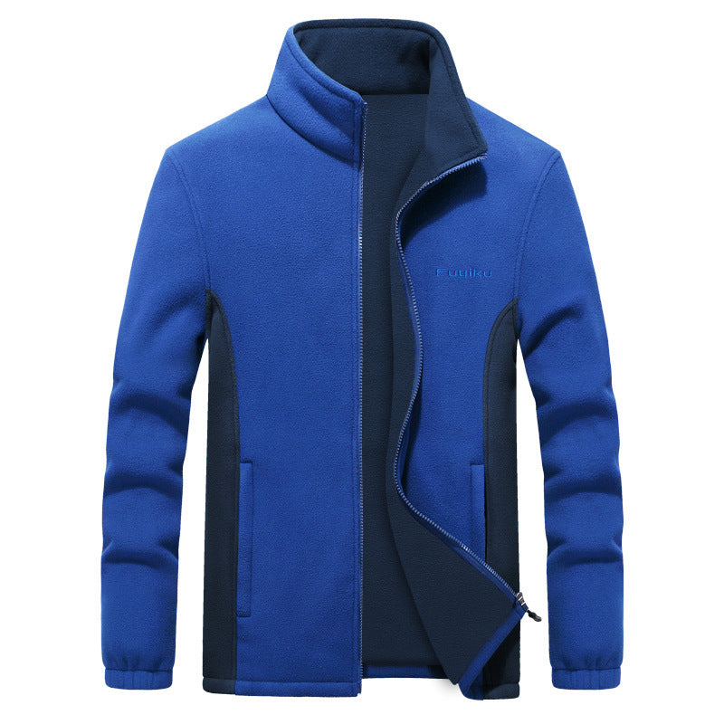 Men's Jacket Men's Winter/Spring Casual Fleece Jacket Men