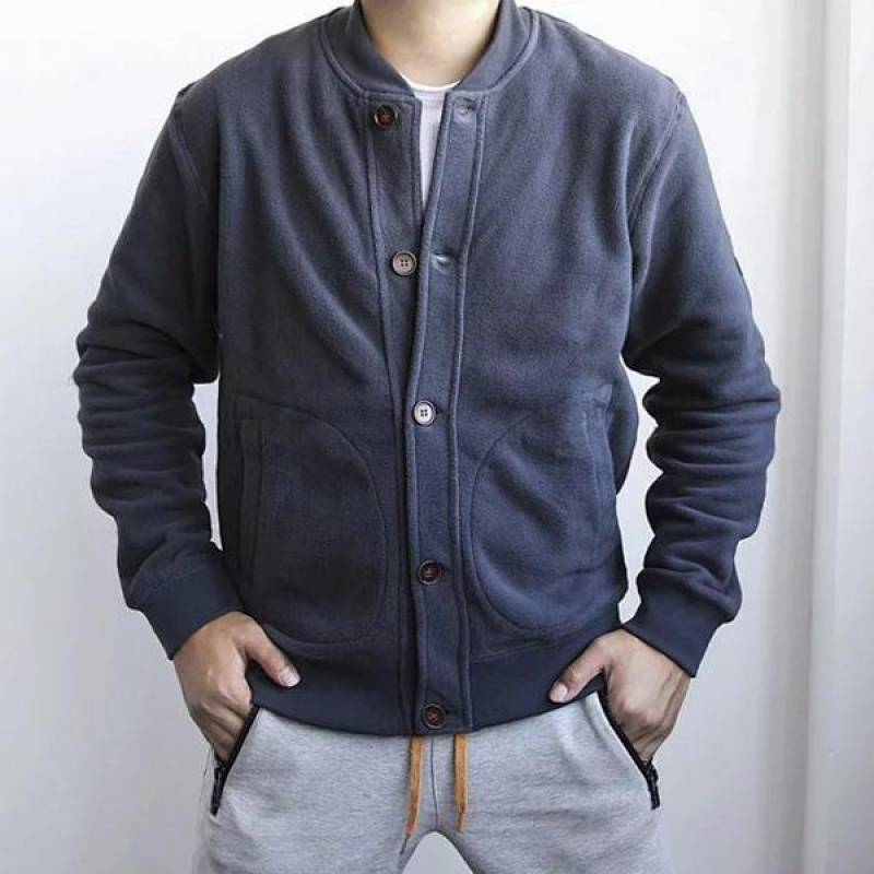 Winter/Spring Retro Double-sided Polar Fleece Jacket Men