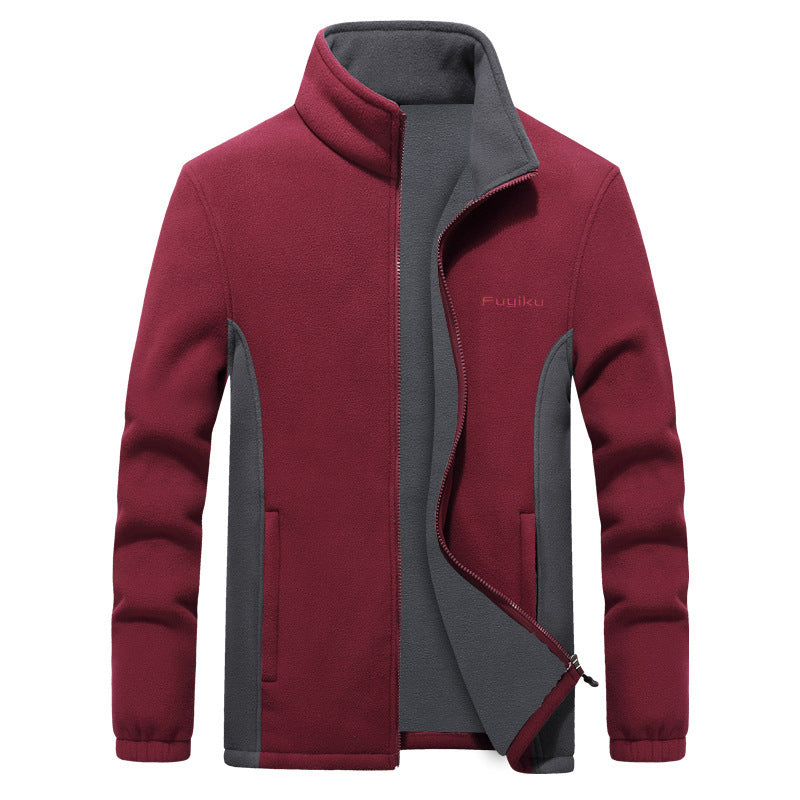 Men's Jacket Men's Winter/Spring Casual Fleece Jacket Men