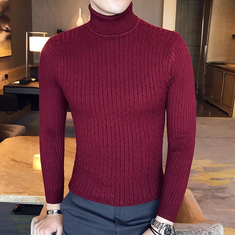 High Neck Winter Sweater