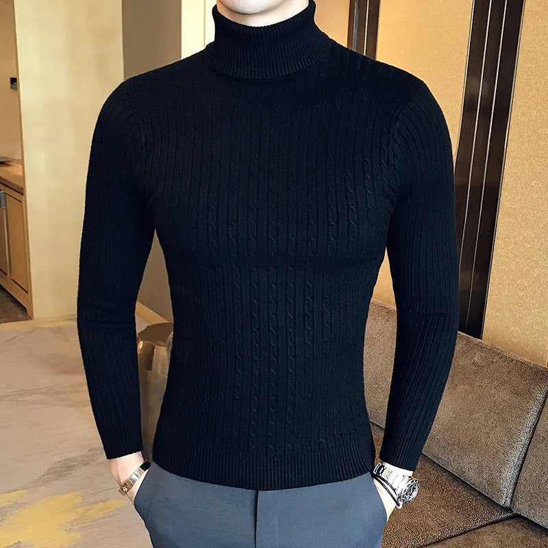 High Neck Winter Sweater