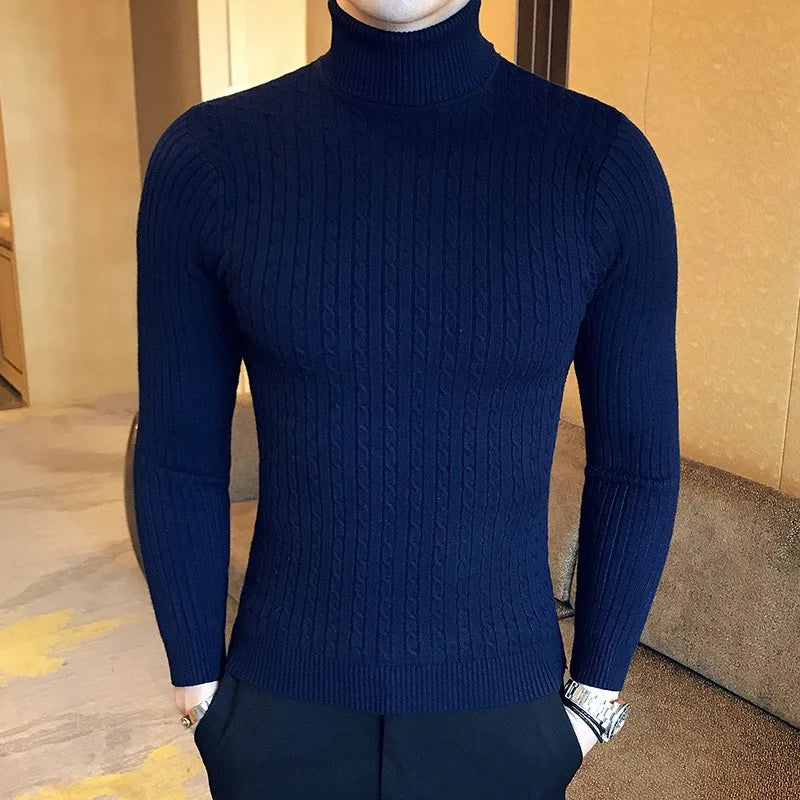 High Neck Winter Sweater