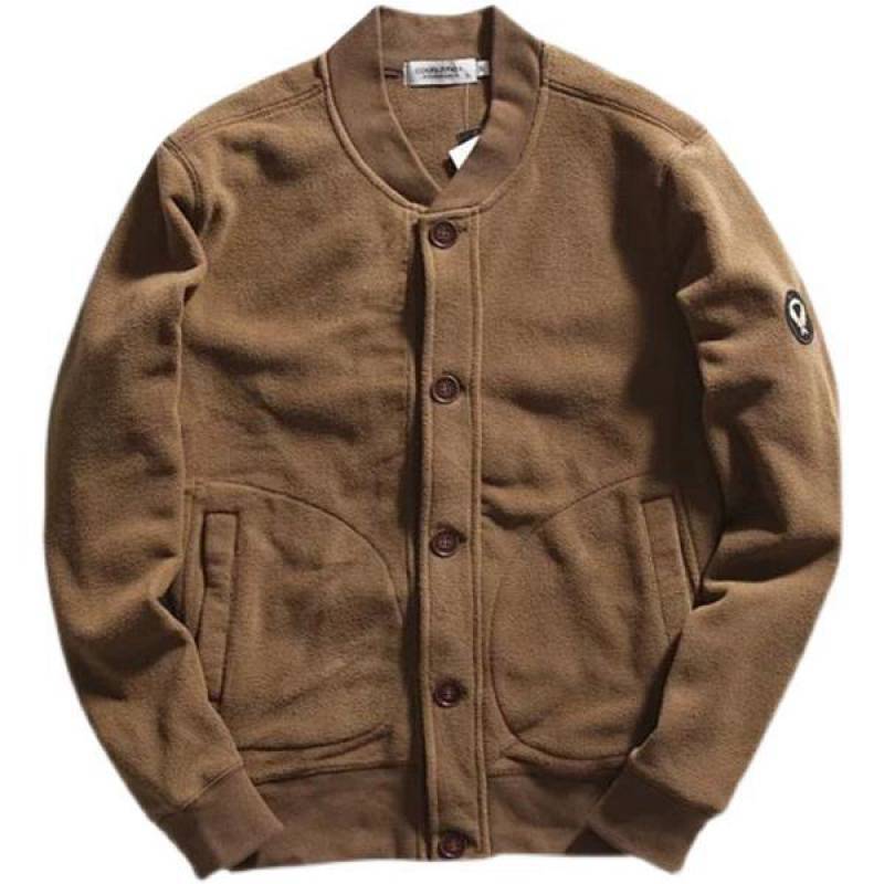 Winter/Spring Retro Double-sided Polar Fleece Jacket Men