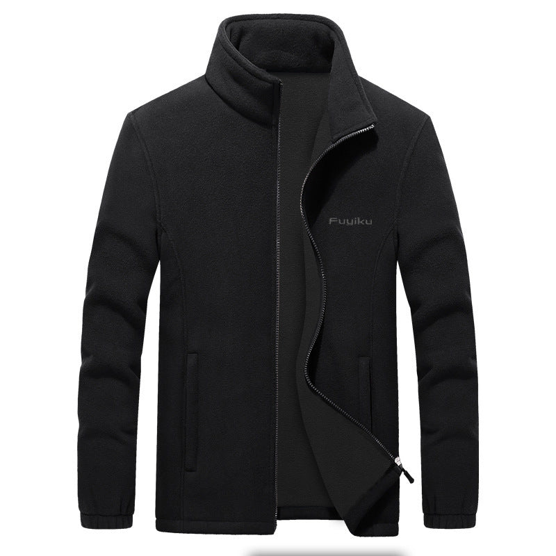 Men's Jacket Men's Winter/Spring Casual Fleece Jacket Men