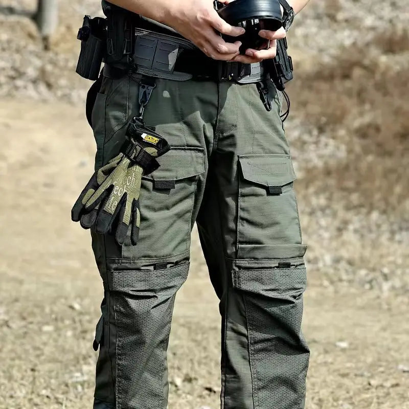 Camo Tactical Pants Men Waterproof Ripstop  Combat Trousers Outdoor Multi-pocket Wear-resistant Cargo Pant